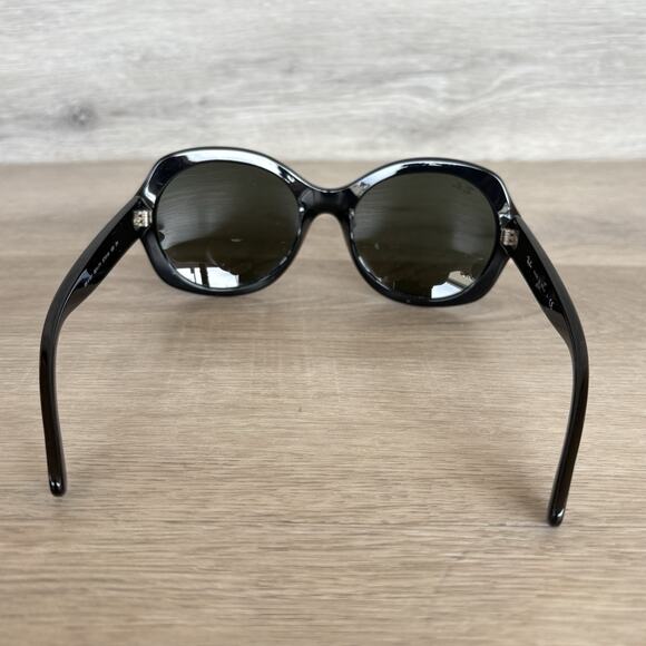 Ray Ban RB4191 601/71 Black Round Gray Oversized Sunglasses 57-19 135 main image 5